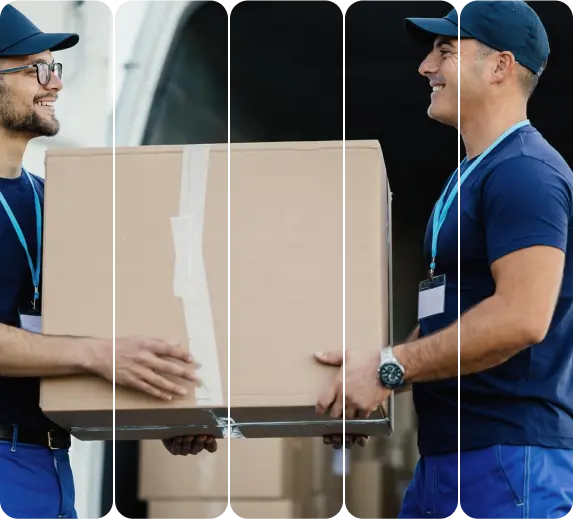 Moving team photo from the All-Star Express Movers website
